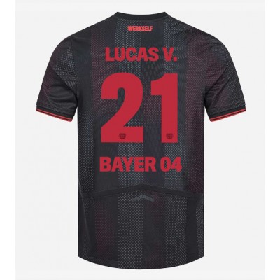 Moški Nogometni dresi Bayer Leverkusen Lucas Vazquez #21 Domači 2025-26 Kratek Rokav Moški Nogometni dresi Bayer Leverkusen Lucas Vazquez #21 Domači 2025-26 Kratek Rokav